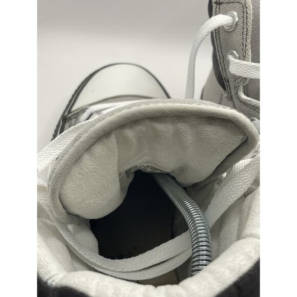 CONVERSE CHUCK TAYLOR CT PADD COLL HI Top GREY WHITE MENS 9.5 WOMENS 11.5 RARE - Picture 10 of 12